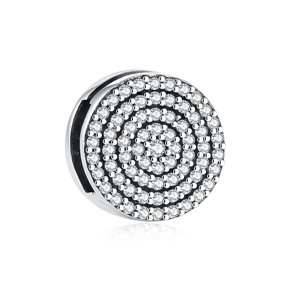 New 925 Sterling Silver A–Z Alphabet Heart Clip Charm | Love Letter Bead for Original Bracelet DIY Women’s Jewelry