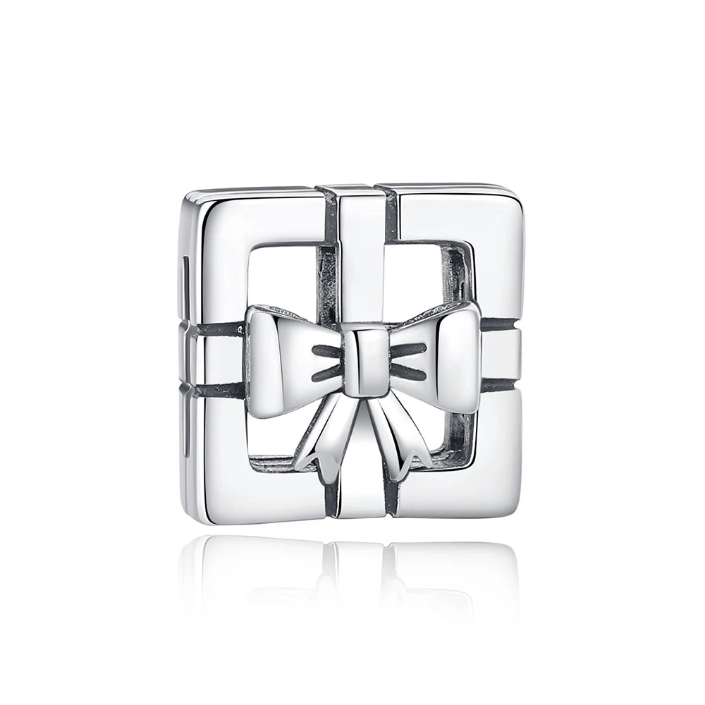 New 925 Sterling Silver A–Z Alphabet Heart Clip Charm | Love Letter Bead for Original Bracelet DIY Women’s Jewelry