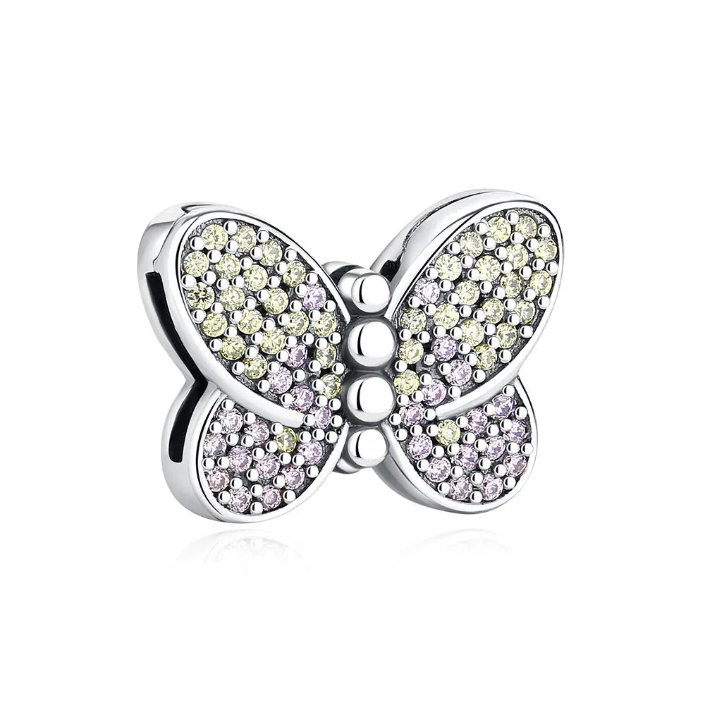 New 925 Sterling Silver A–Z Alphabet Heart Clip Charm | Love Letter Bead for Original Bracelet DIY Women’s Jewelry