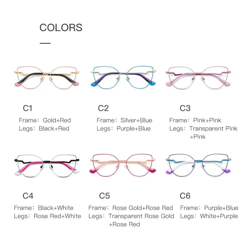 KANSEPT Cat Eye Glasses Frame – Women Reading Eyeglasses & Sunglasses | Fashion Optical Frames for Men & Women
