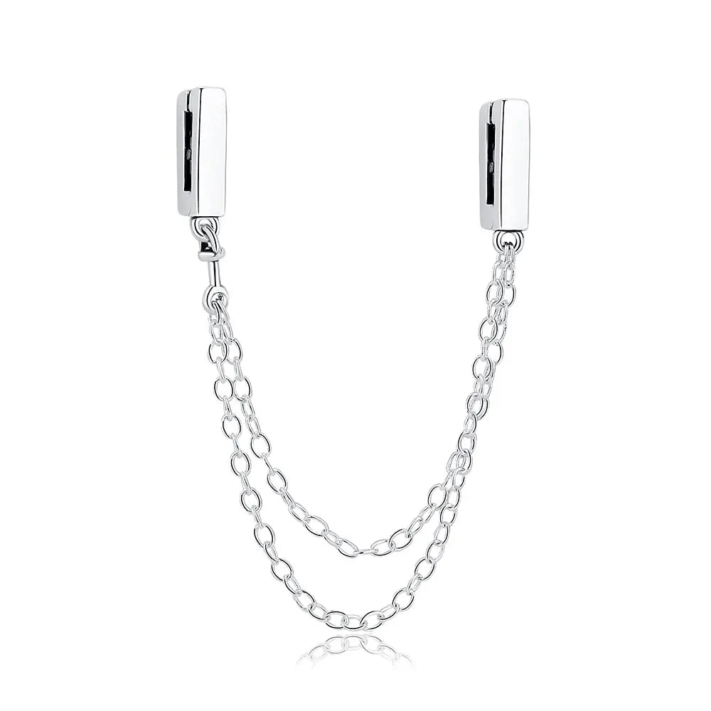 New 925 Sterling Silver A–Z Alphabet Heart Clip Charm | Love Letter Bead for Original Bracelet DIY Women’s Jewelry