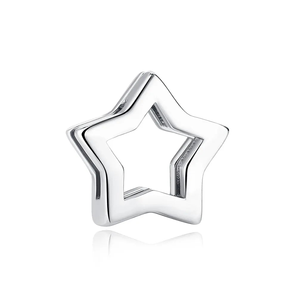 New 925 Sterling Silver A–Z Alphabet Heart Clip Charm | Love Letter Bead for Original Bracelet DIY Women’s Jewelry