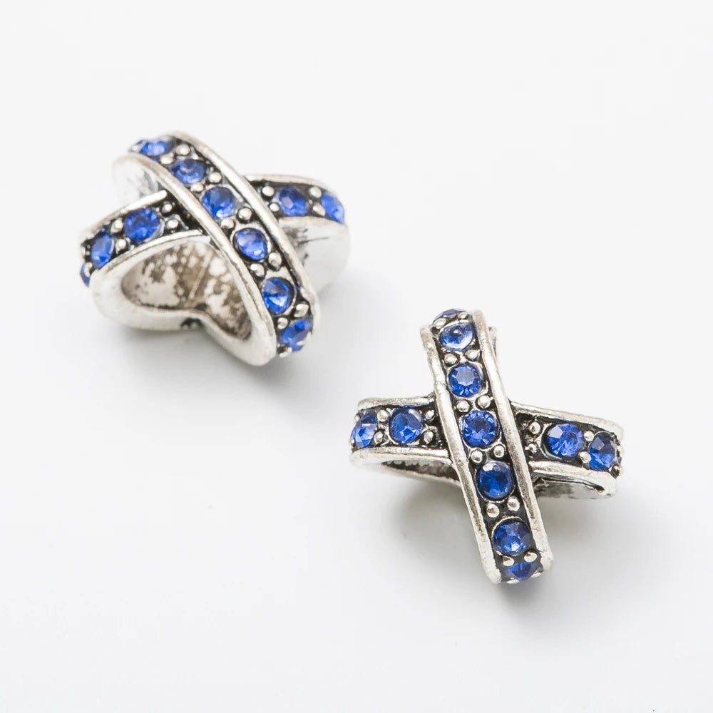 5Pcs Silver Plated Charms Beads | European DIY Beads Fit Pandora Bracelets & Bangles – Fashion Jewelry JS1022