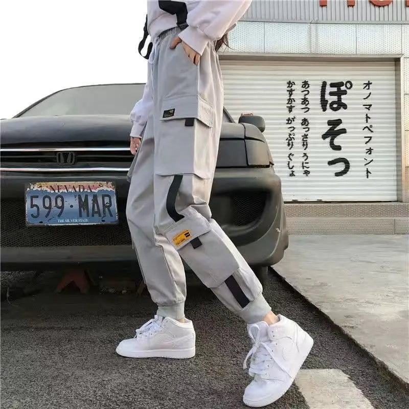 Joggers Women’s Casual Sports Sweatpants | Hip Hop Streetwear Cargo Trousers | Plus Size Fashion Pants S-5XL