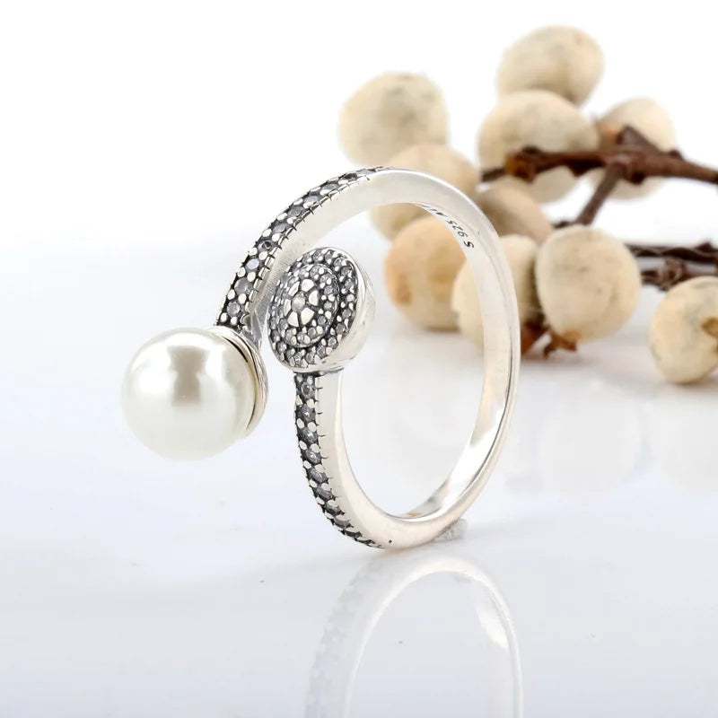 925 Sterling Silver Luminous Glow Adjustable Ring | Pandora Style Women’s Fine Jewelry Gift