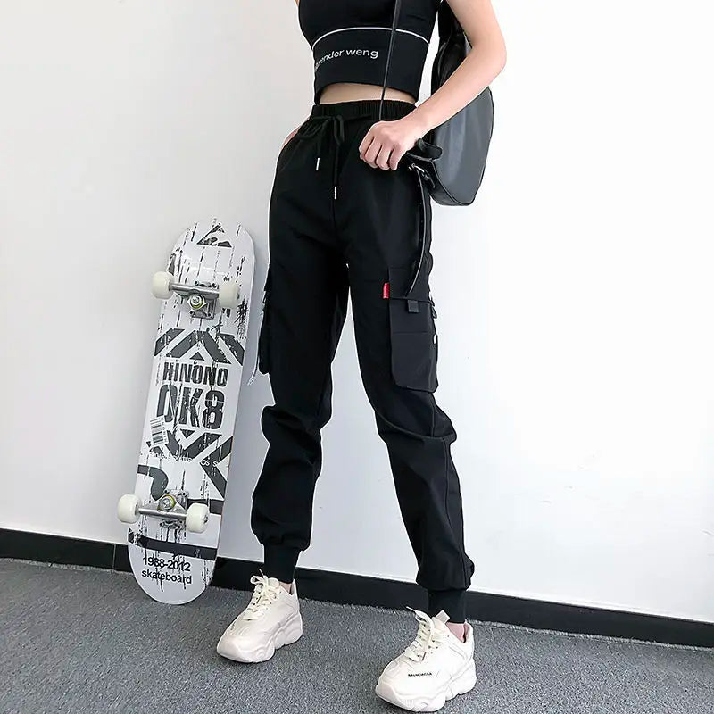 Joggers Women’s Casual Sports Sweatpants | Hip Hop Streetwear Cargo Trousers | Plus Size Fashion Pants S-5XL