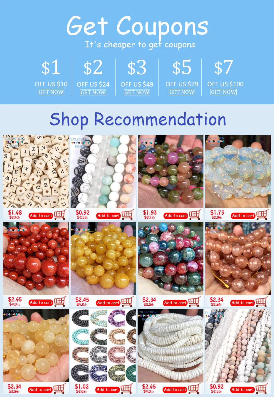 Natural Stone Beads 4 6 8 10mm Tiger Eye Lava Amazonite Turquoise Agate Jasper Beads for DIY Jewelry Making