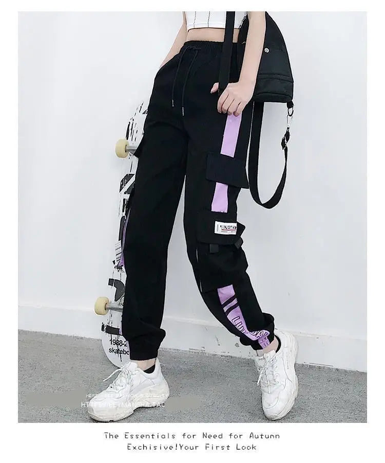 Joggers Women’s Casual Sports Sweatpants | Hip Hop Streetwear Cargo Trousers | Plus Size Fashion Pants S-5XL