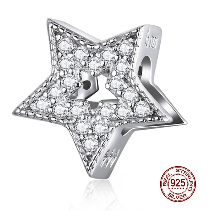 WOSTU 925 Sterling Silver Mixed Charms | Pet, Camera, Bee, Coffee & Ladybug Beads – Fit Original Pandora DIY Bracelet Jewelry