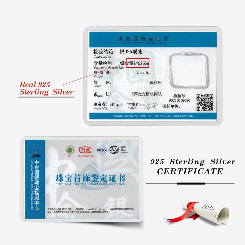 Rinntin 925 Sterling Silver Italian Handmade Chopin Chain Necklace | Simple 1.2mm Women’s Fashion Jewelry SC53