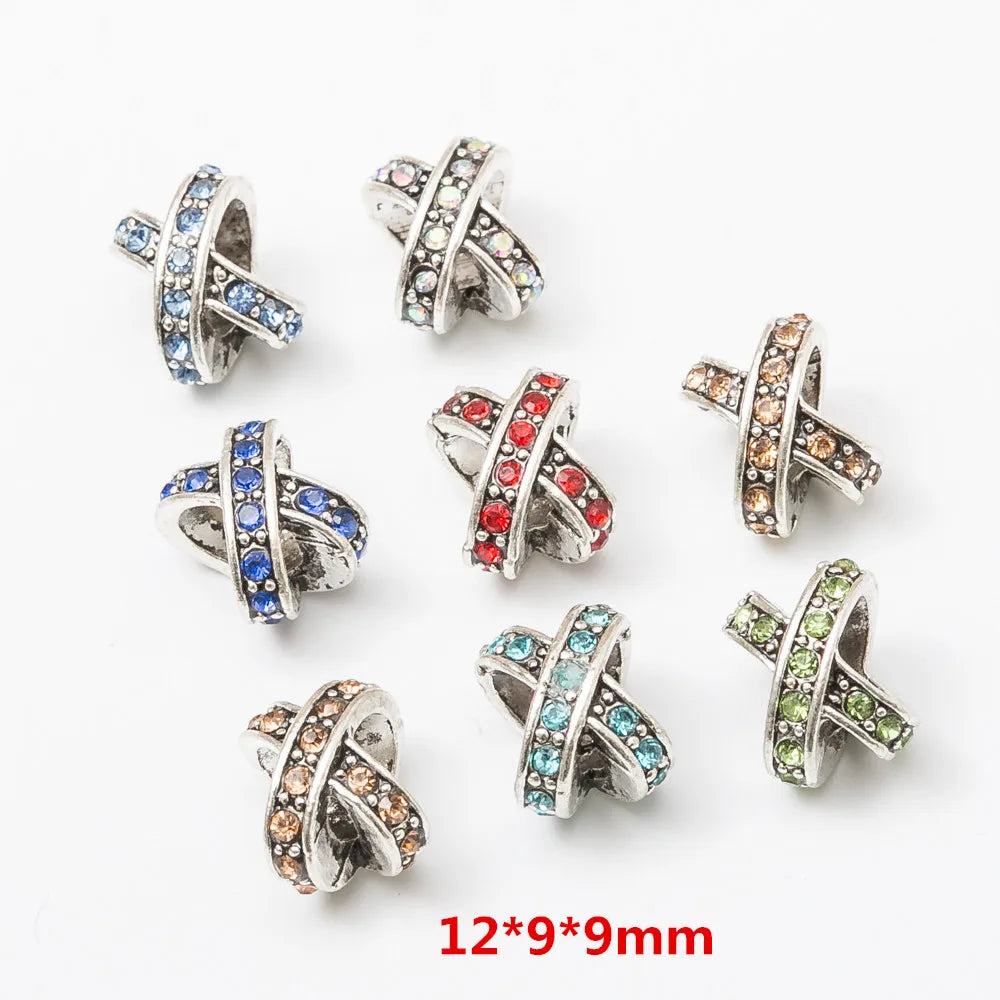 5Pcs Silver Plated Charms Beads | European DIY Beads Fit Pandora Bracelets & Bangles – Fashion Jewelry JS1022