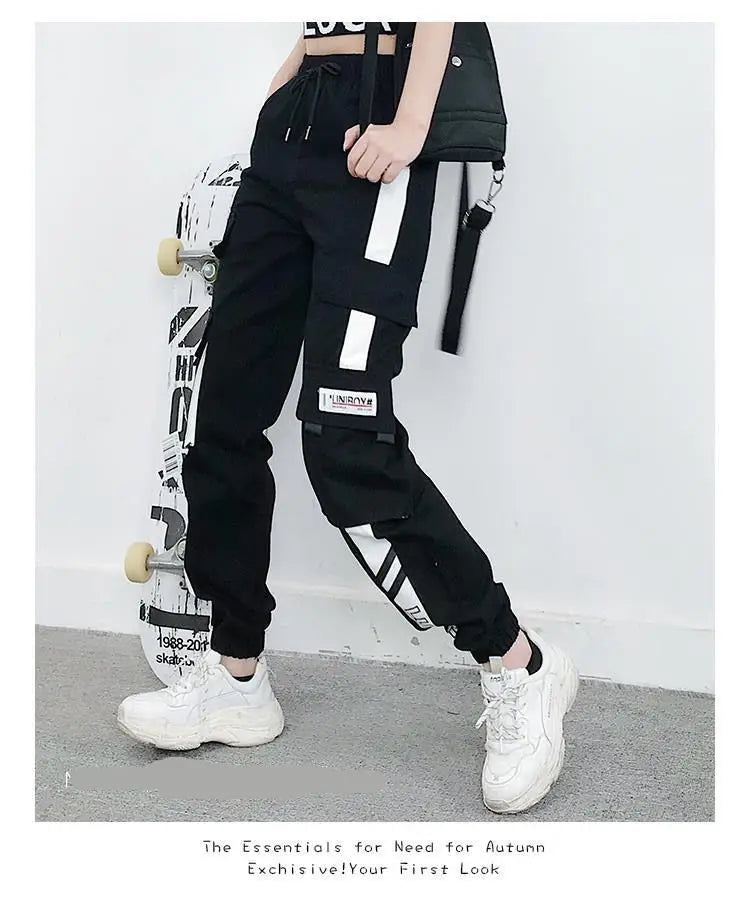 Joggers Women’s Casual Sports Sweatpants | Hip Hop Streetwear Cargo Trousers | Plus Size Fashion Pants S-5XL