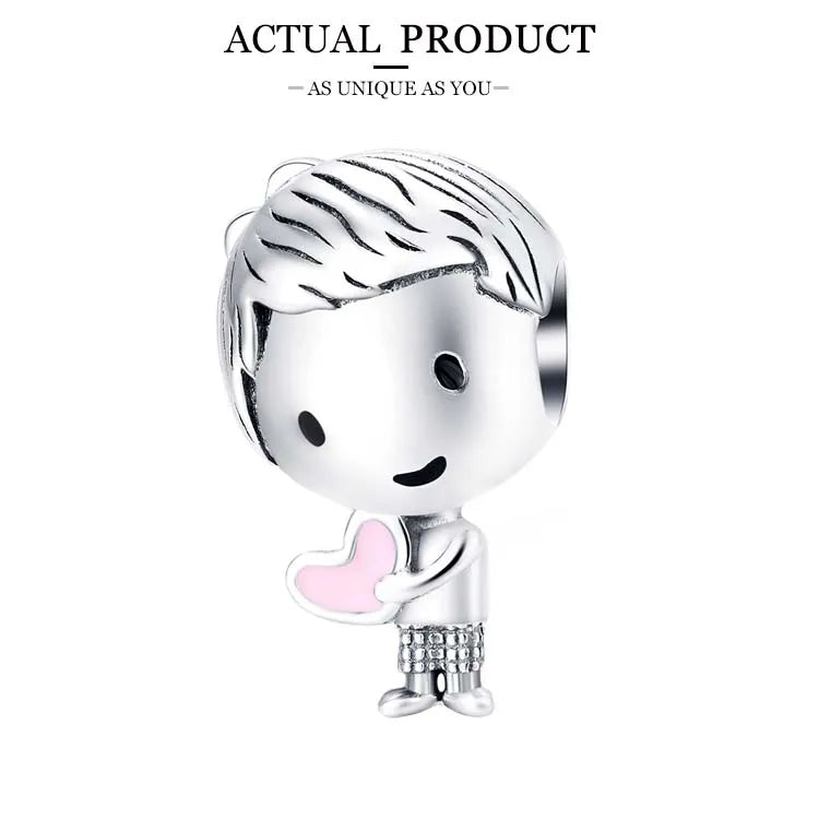 WOSTU 925 Sterling Silver Mixed Charms | Pet, Camera, Bee, Coffee & Ladybug Beads – Fit Original Pandora DIY Bracelet Jewelry