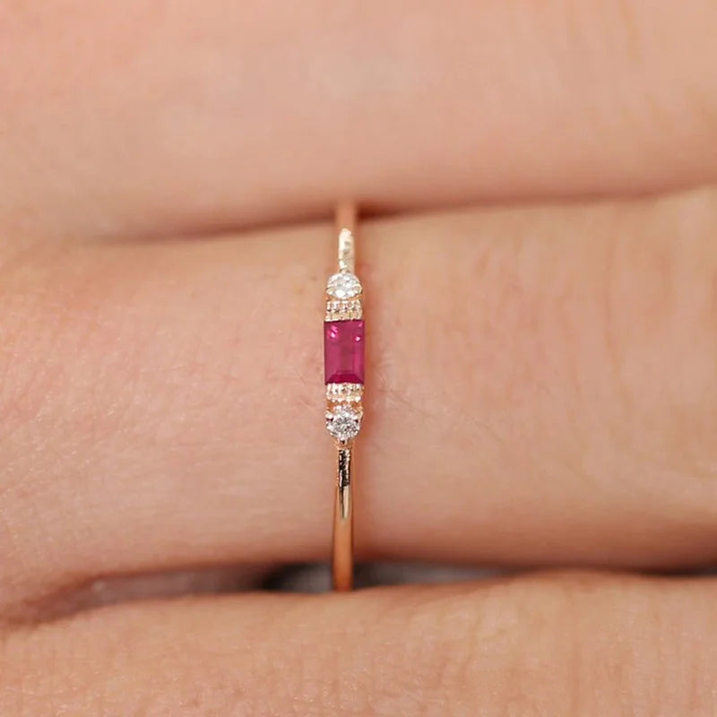 Fashion 925 Sterling Silver Emerald Zircon Ring – Women’s Charm Jewelry Gift