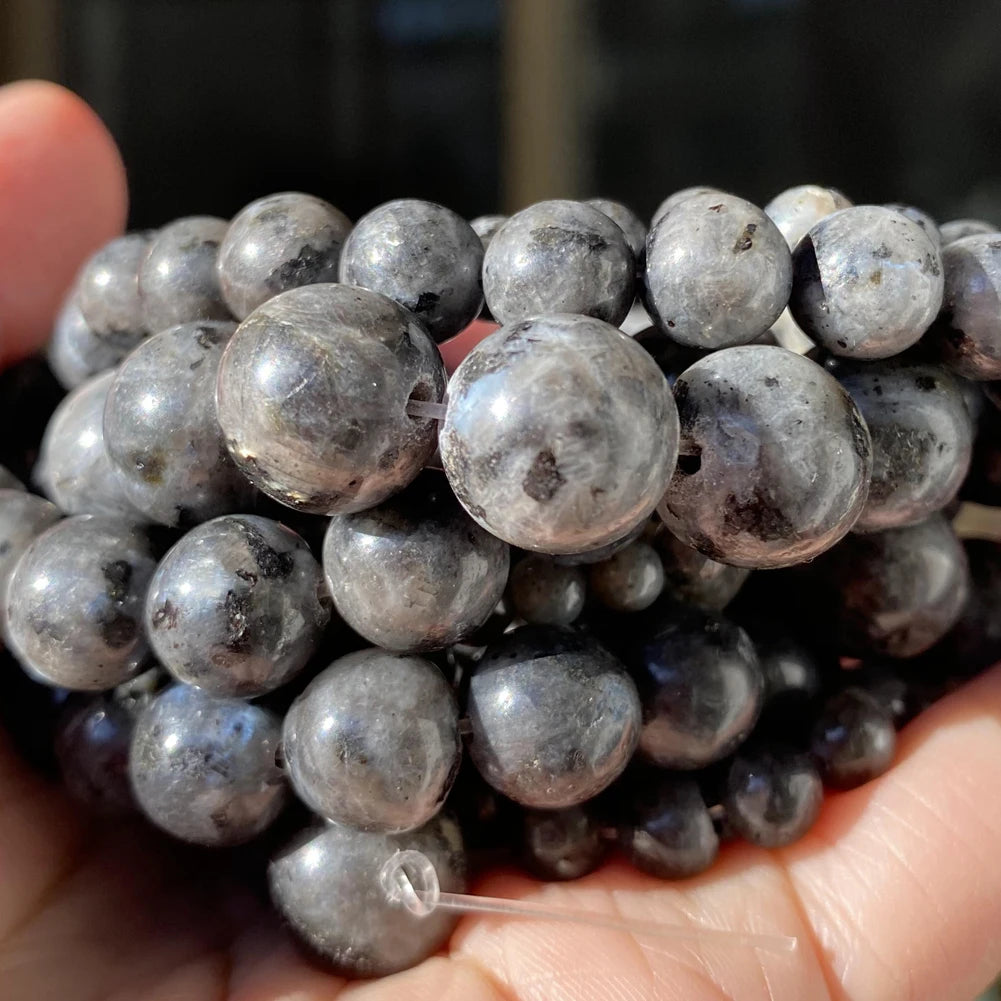 Natural Stone Beads 4 6 8 10mm Tiger Eye Lava Amazonite Turquoise Agate Jasper Beads for DIY Jewelry Making