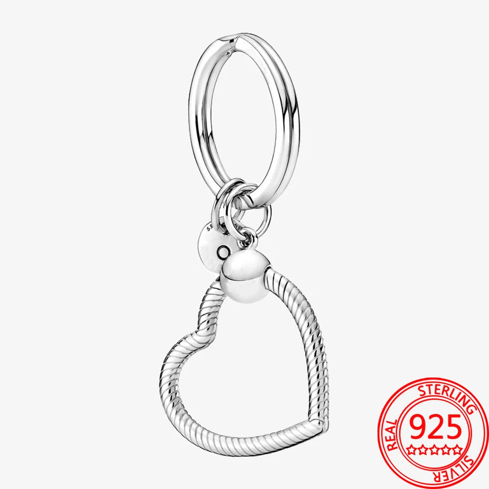Luxury 925 Sterling Silver Sweet Home Bag Charm – Fits Pandora Key Ring, Necklace & Keychain DIY Jewelry Gift