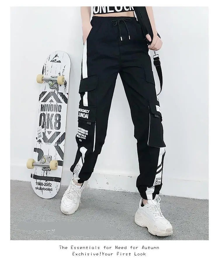Joggers Women’s Casual Sports Sweatpants | Hip Hop Streetwear Cargo Trousers | Plus Size Fashion Pants S-5XL