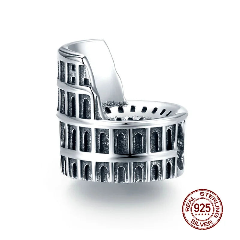 WOSTU 925 Sterling Silver Mixed Charms | Pet, Camera, Bee, Coffee & Ladybug Beads – Fit Original Pandora DIY Bracelet Jewelry