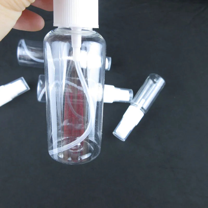50PCS Travel Perfume Bottles – 5ML/10ML/20ML/50ML Portable Spray Atomizer | Empty Sample Containers for Alcohol Perfume