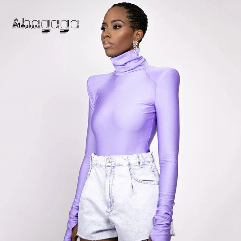 AHAgaga Women’s Loungewear Romper – Long Sleeve Fitness Jumpsuit Bodysuit One-Piece Overalls 🏋️‍♀️👗✨
