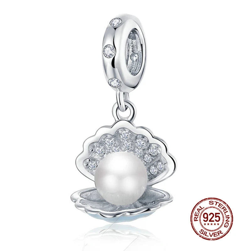 WOSTU 925 Sterling Silver Mixed Charms | Pet, Camera, Bee, Coffee & Ladybug Beads – Fit Original Pandora DIY Bracelet Jewelry