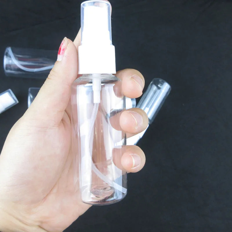 50PCS Travel Perfume Bottles – 5ML/10ML/20ML/50ML Portable Spray Atomizer | Empty Sample Containers for Alcohol Perfume