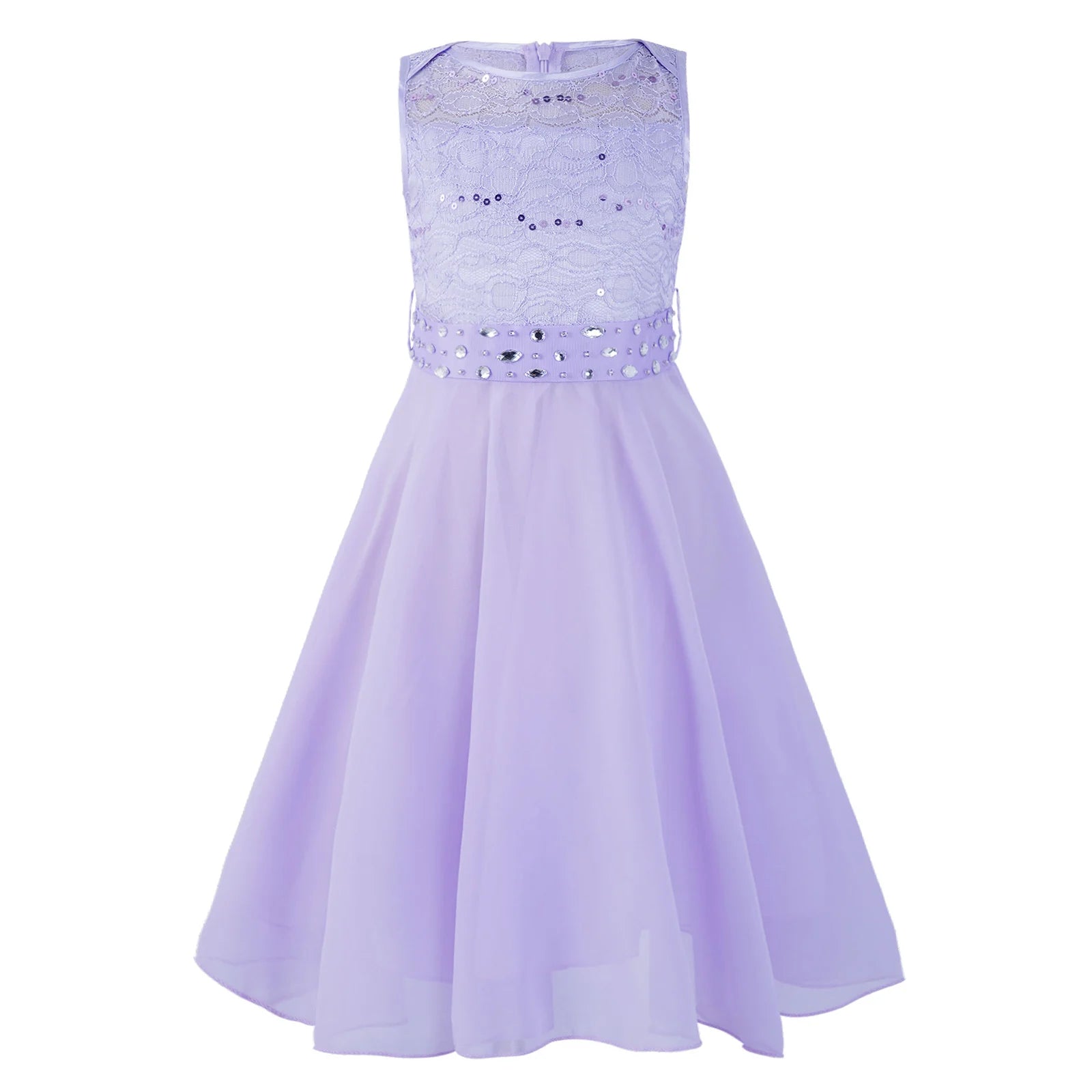 Elegant Girls Flower Princess Dress – Infant & Kids Tulle Lace Party, Bridesmaid, Ball Gown Tutu Dress