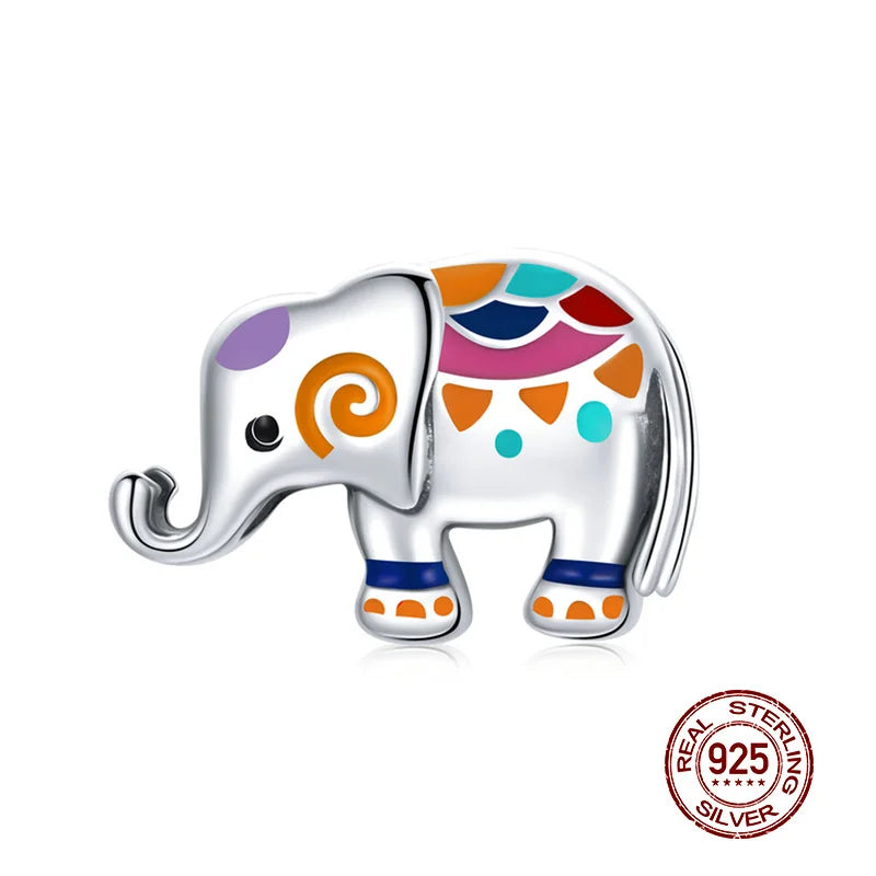 WOSTU 925 Sterling Silver Mixed Charms | Pet, Camera, Bee, Coffee & Ladybug Beads – Fit Original Pandora DIY Bracelet Jewelry