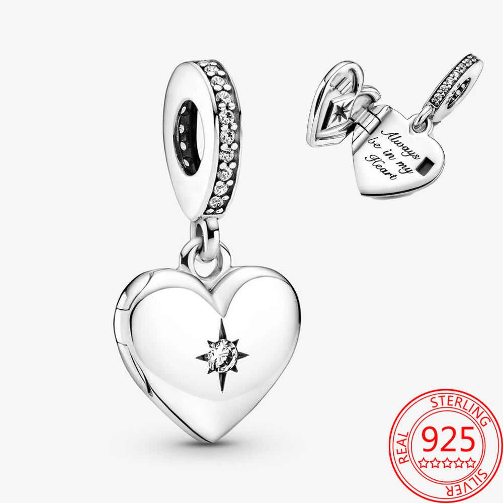 Luxury 925 Sterling Silver Sweet Home Bag Charm – Fits Pandora Key Ring, Necklace & Keychain DIY Jewelry Gift