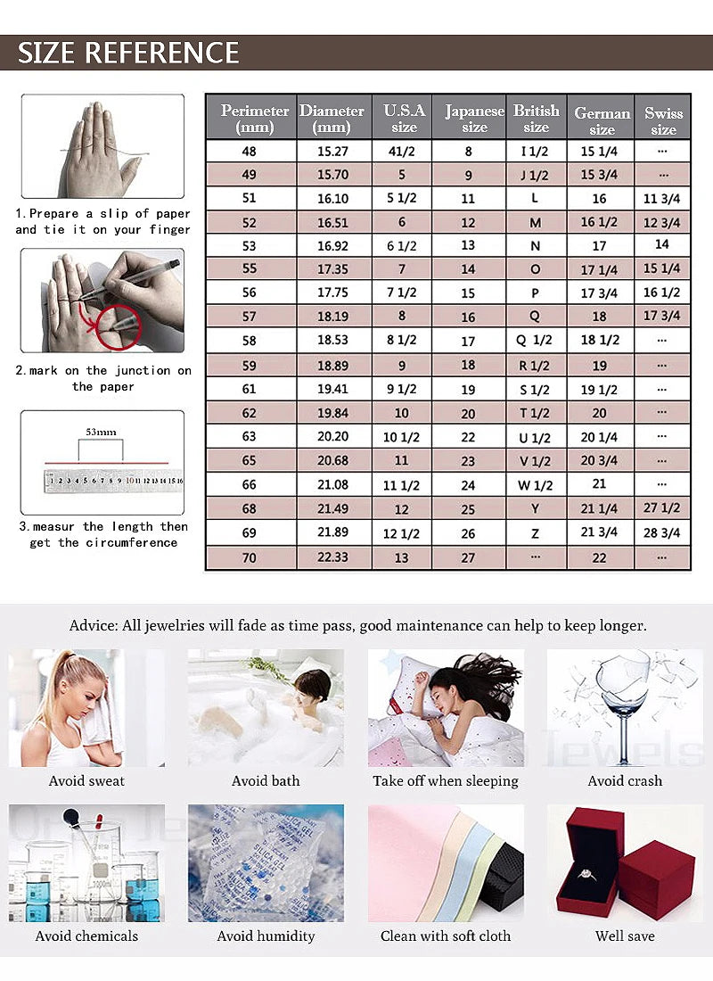 Fashion Women’s 925 Silver Heart-Shaped Ring | Blue Zircon Gemstone for Wedding & Party