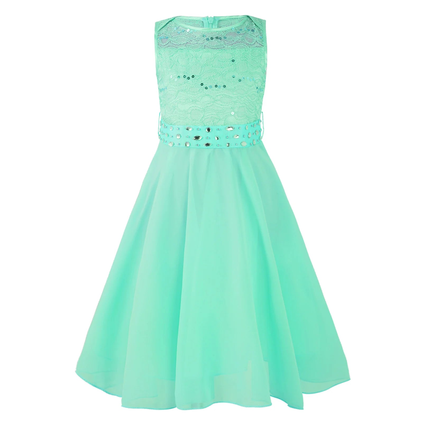 Elegant Girls Flower Princess Dress – Infant & Kids Tulle Lace Party, Bridesmaid, Ball Gown Tutu Dress