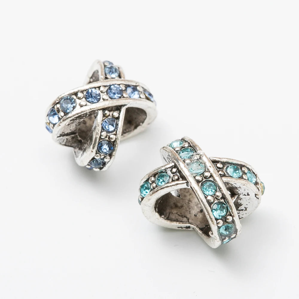 5Pcs Silver Plated Charms Beads | European DIY Beads Fit Pandora Bracelets & Bangles – Fashion Jewelry JS1022