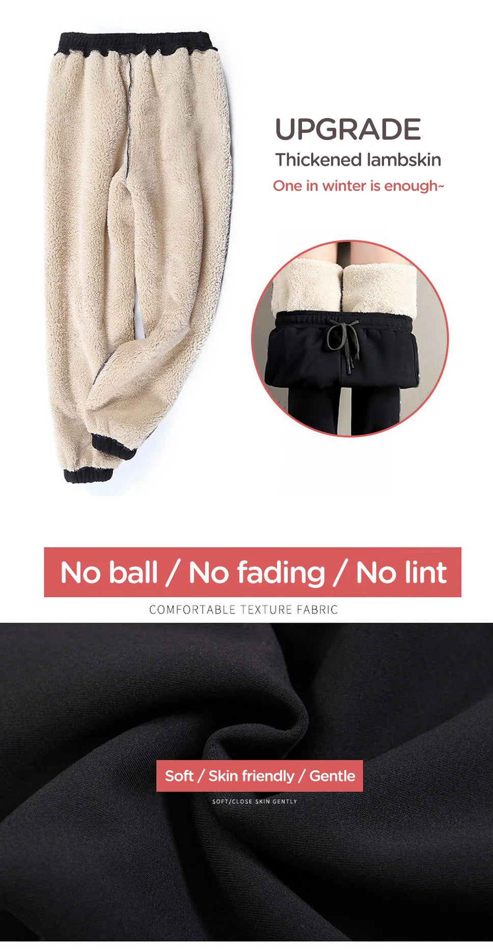 Women’s Winter Warm Leggings – Thick Fleece Plus Size Long Pants | Fashion Casual Solid Color Trousers