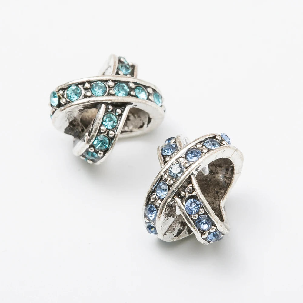 5Pcs Silver Plated Charms Beads | European DIY Beads Fit Pandora Bracelets & Bangles – Fashion Jewelry JS1022