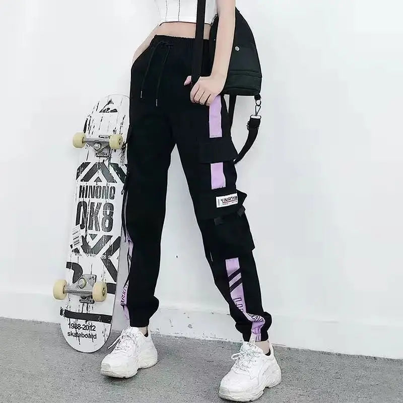Joggers Women’s Casual Sports Sweatpants | Hip Hop Streetwear Cargo Trousers | Plus Size Fashion Pants S-5XL