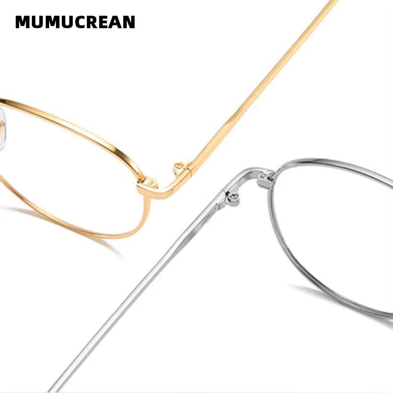 Unisex Metal Round Frame Blue Light Blocking Glasses – Stylish Anti-Blue Light Eyewear for Men & Women