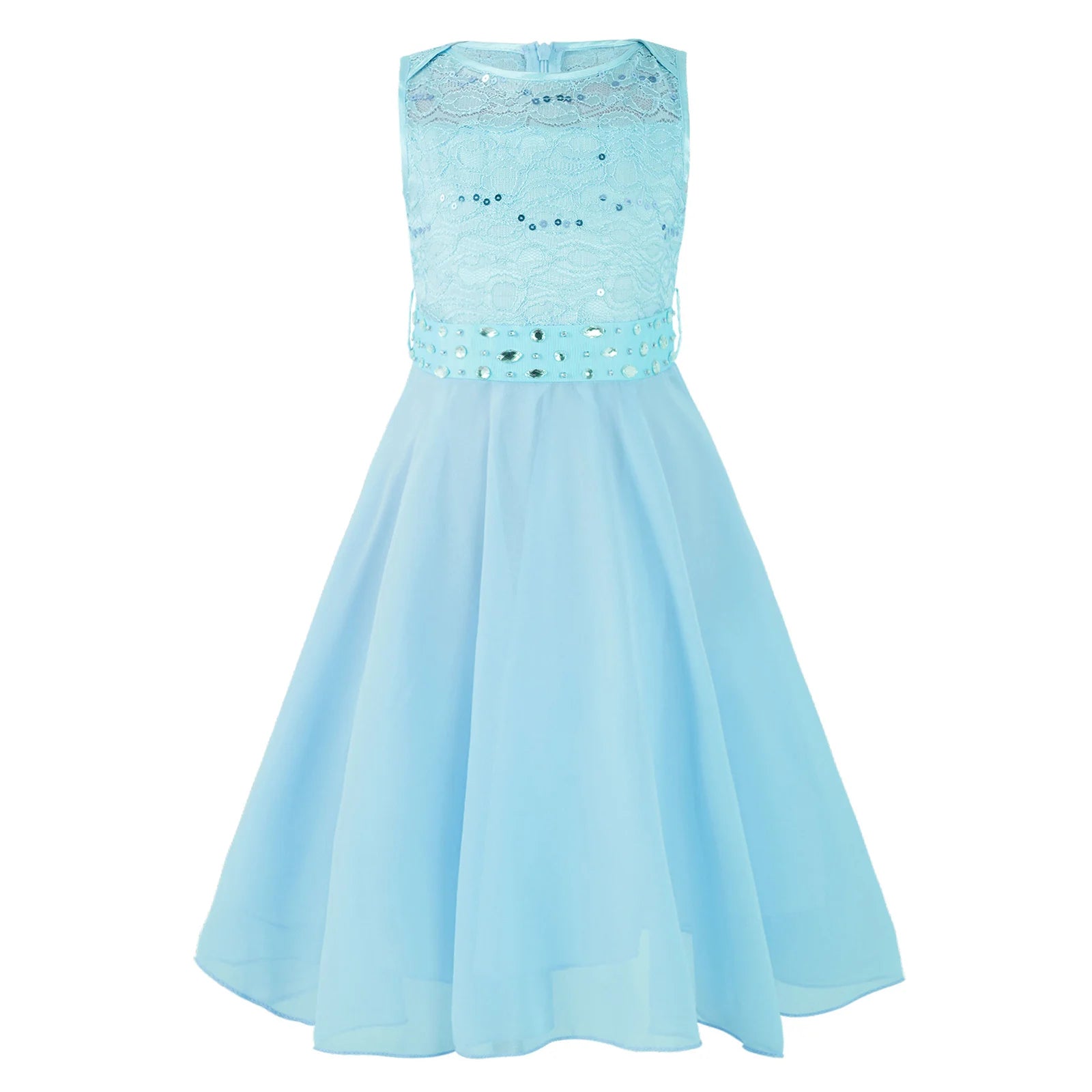 Elegant Girls Flower Princess Dress – Infant & Kids Tulle Lace Party, Bridesmaid, Ball Gown Tutu Dress