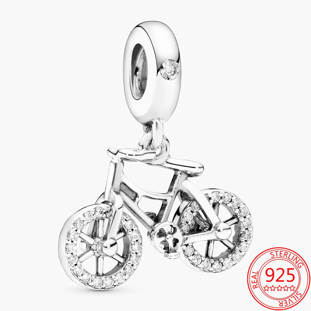 Luxury 925 Sterling Silver Sweet Home Bag Charm – Fits Pandora Key Ring, Necklace & Keychain DIY Jewelry Gift