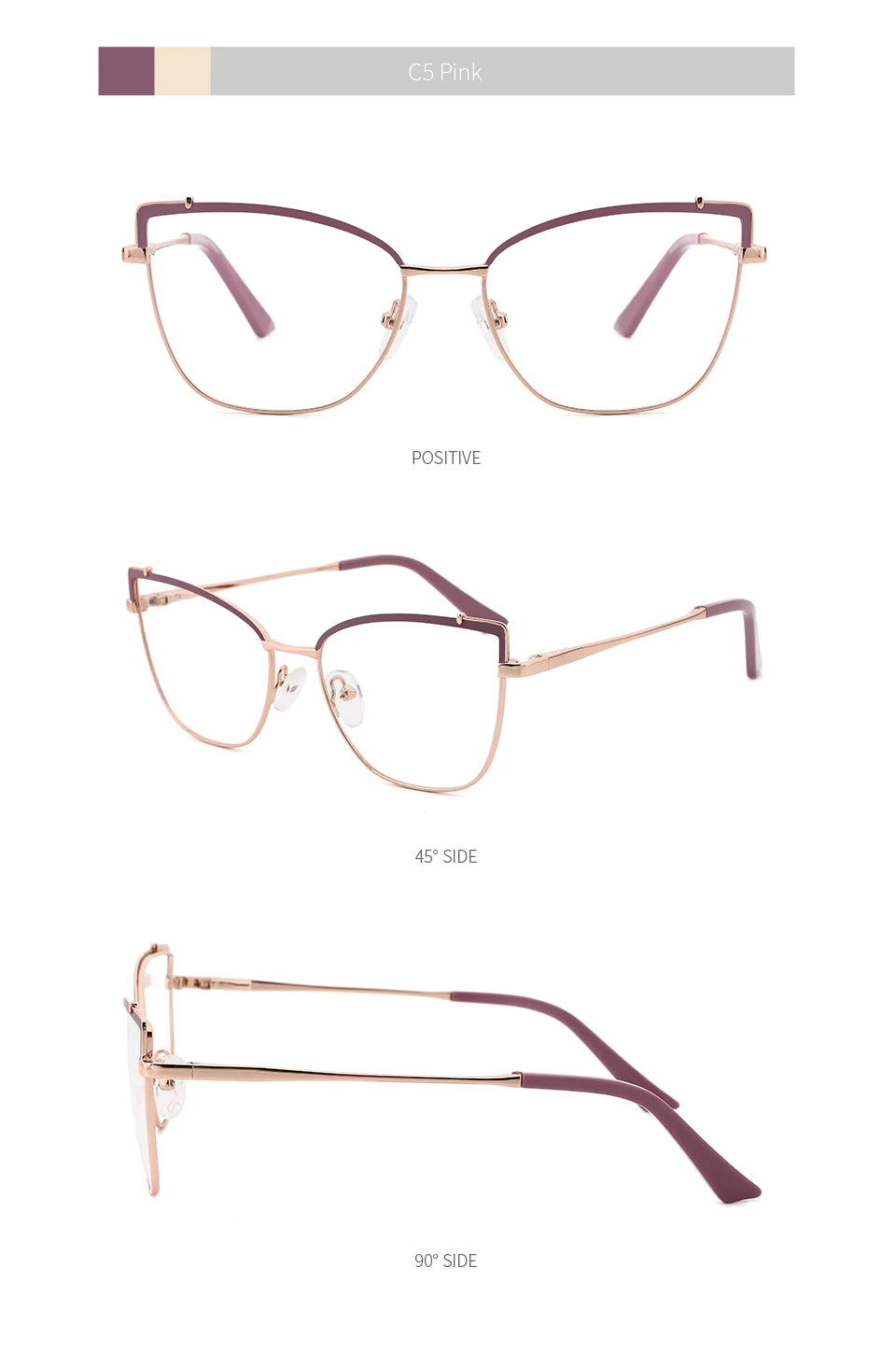 KANSEPT Cat Eye Optical Glasses – Vintage Women Prescription Eyewear MG3574