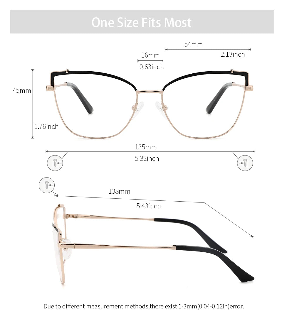 KANSEPT Cat Eye Optical Glasses – Vintage Women Prescription Eyewear MG3574