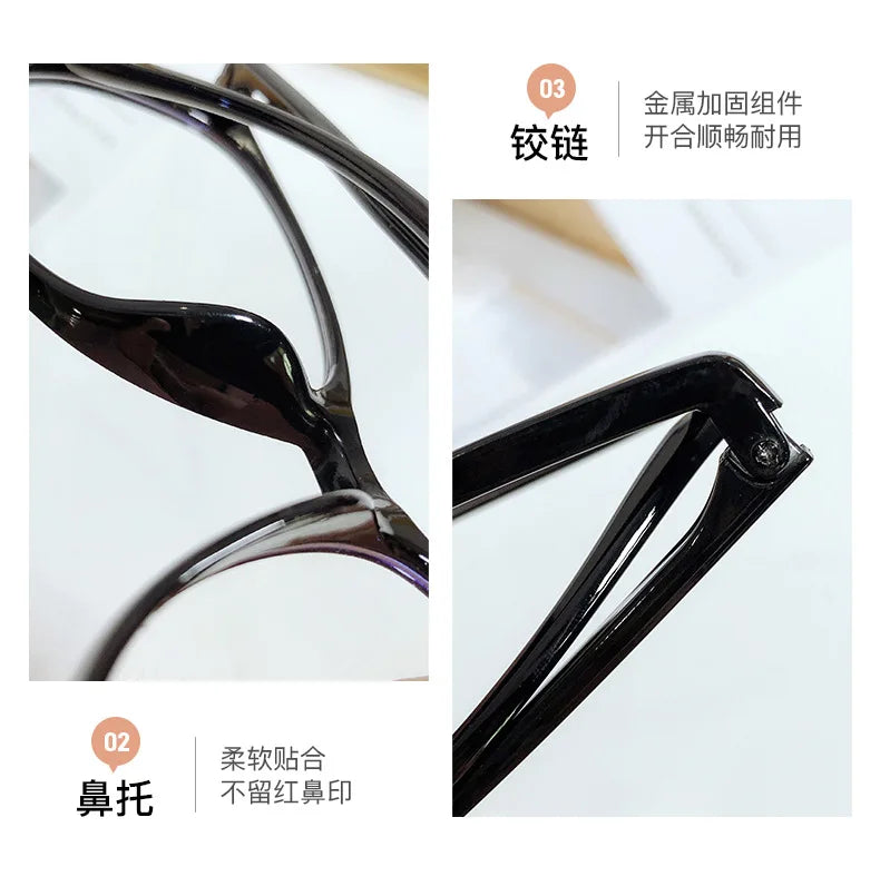 Transparent Computer Glasses Frame – Unisex Anti Blue Light Round Eyewear | Optical Spectacle Eyeglasses for Men & Women