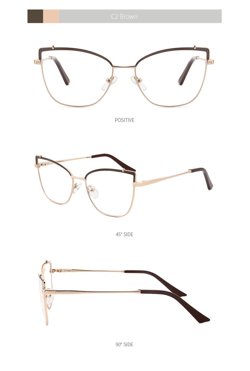 KANSEPT Cat Eye Optical Glasses – Vintage Women Prescription Eyewear MG3574