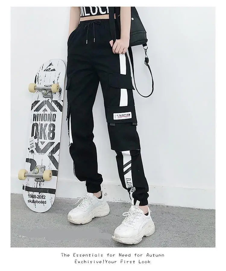 Joggers Women’s Casual Sports Sweatpants | Hip Hop Streetwear Cargo Trousers | Plus Size Fashion Pants S-5XL