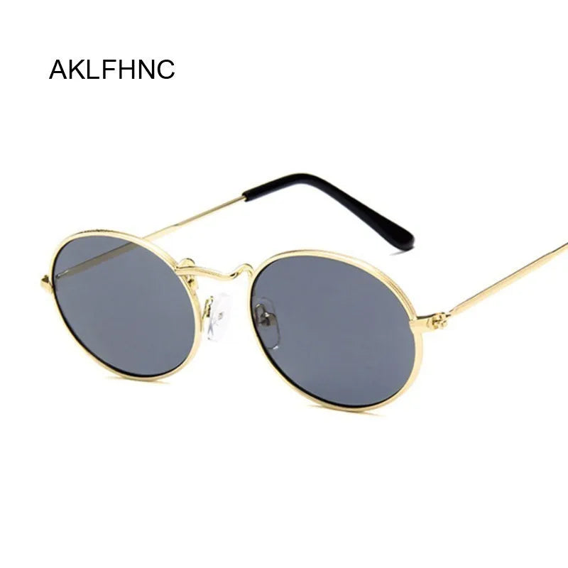 Small Oval Mirror Sunglasses for Women – Pink Luxury Brand Designer Eyewear Shades | Alloy Black Sun Glasses Female UV400