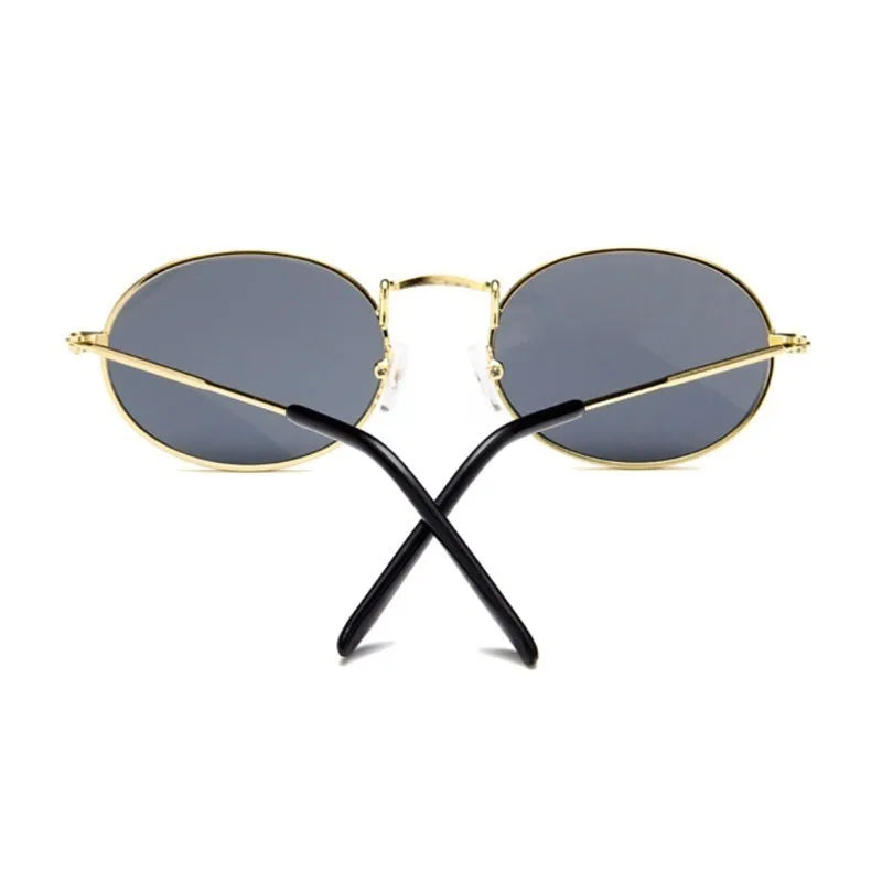 Small Oval Mirror Sunglasses for Women – Pink Luxury Brand Designer Eyewear Shades | Alloy Black Sun Glasses Female UV400