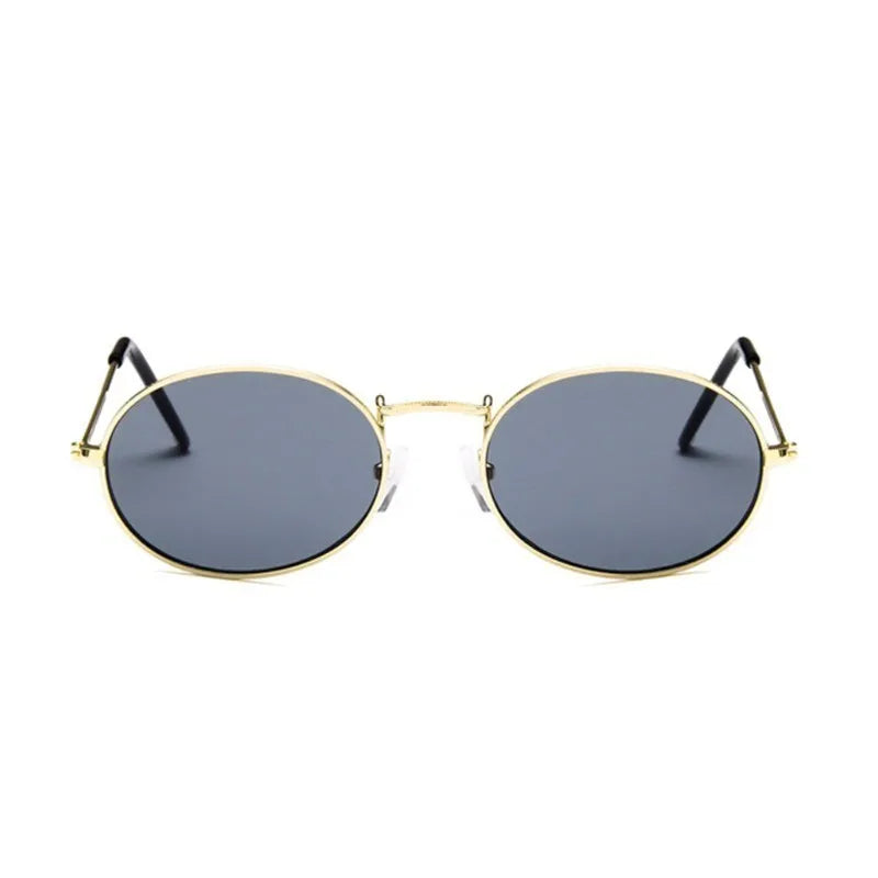 Small Oval Mirror Sunglasses for Women – Pink Luxury Brand Designer Eyewear Shades | Alloy Black Sun Glasses Female UV400