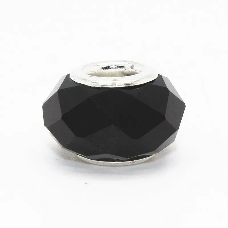 Murano Glass Beads 10 Colors | Silver Core Fashion Pattern Charms Fit Pandora Bracelets – DIY Jewelry Making