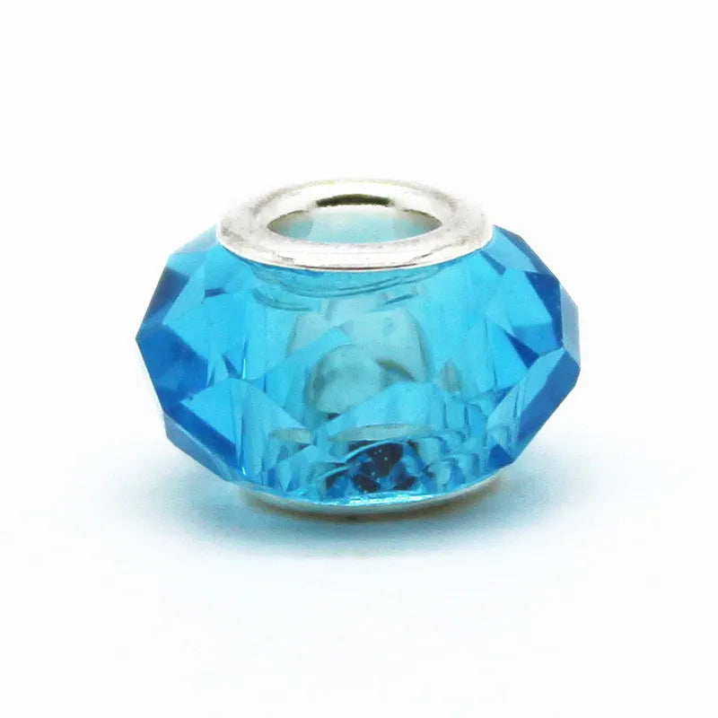 Murano Glass Beads 10 Colors | Silver Core Fashion Pattern Charms Fit Pandora Bracelets – DIY Jewelry Making