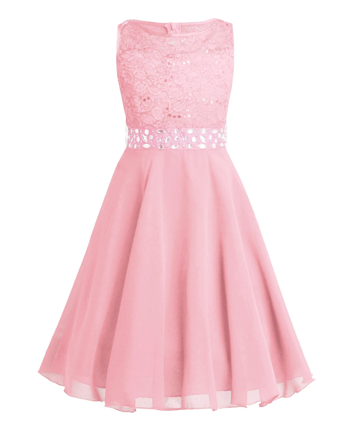 Elegant Girls Flower Princess Dress – Infant & Kids Tulle Lace Party, Bridesmaid, Ball Gown Tutu Dress