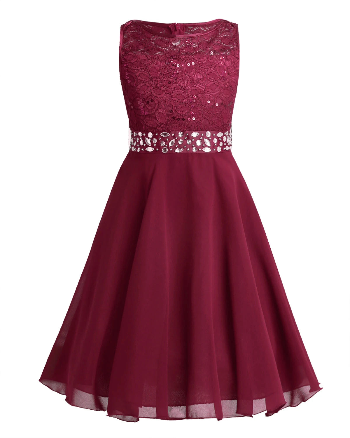 Elegant Girls Flower Princess Dress – Infant & Kids Tulle Lace Party, Bridesmaid, Ball Gown Tutu Dress